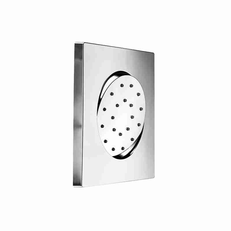 SQUARE SIDE SHOWER HEAD IN ABS, 125X125MM.