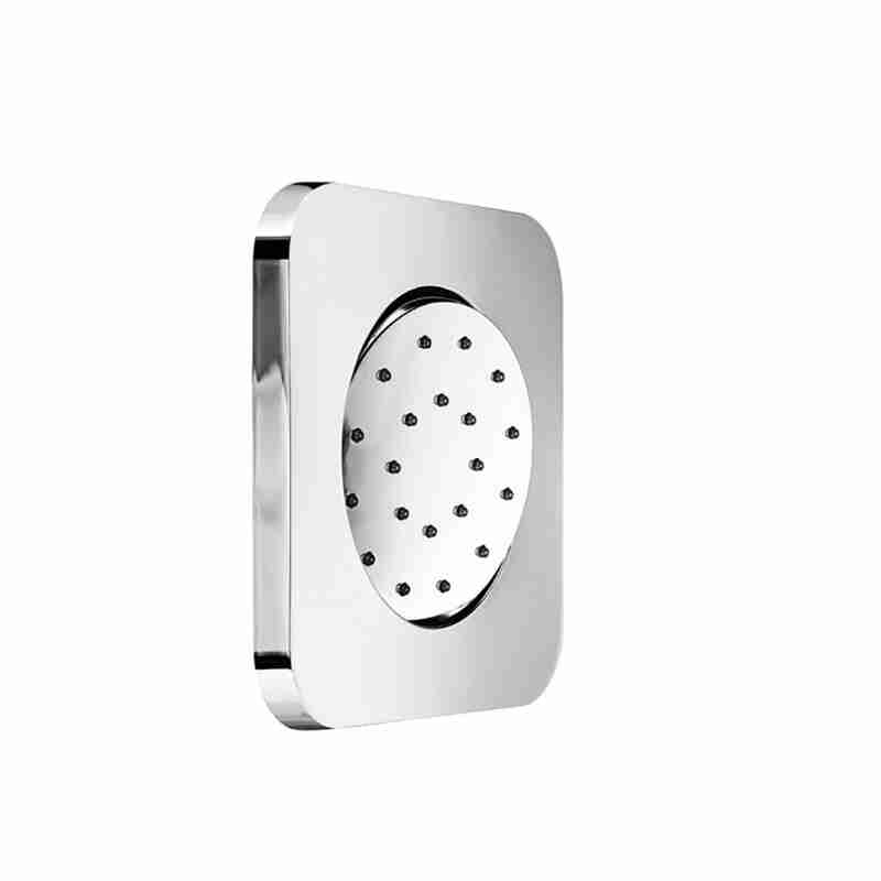 SQUARE SIDE SHOWER HEAD IN ABS, 125X125MM.