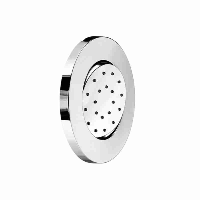 ROUND SIDE SHOWER HEAD IN ABS, Ø 130MM.