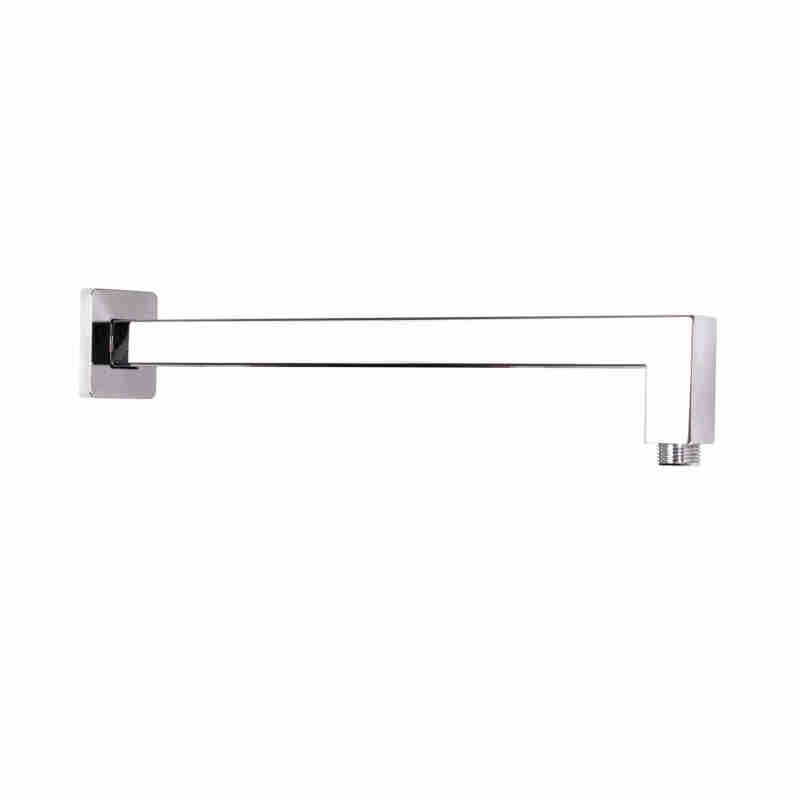 LUXURY SQUARE HORIZONTAL BRASS ARM 350MM.